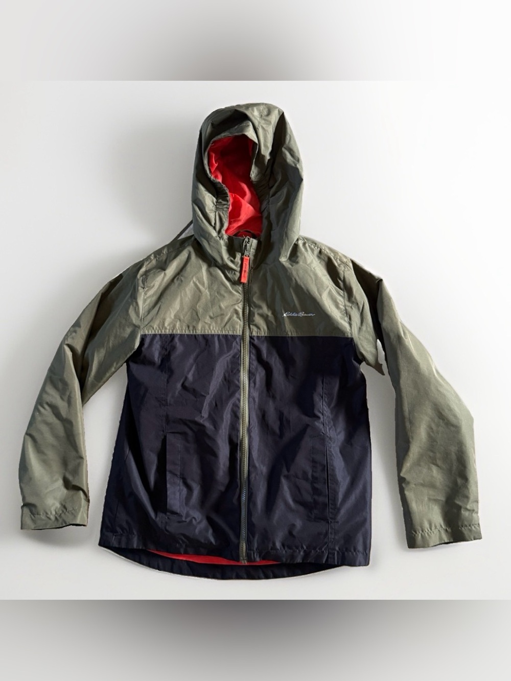 Eddie Bauer Kids L 14 Hooded Jacket with Removable Zip-In Fleece Liner